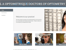 Tablet Screenshot of laoptometrique.com